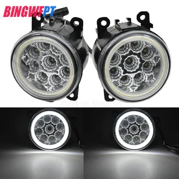 

2x Car-styling 12V Fog Lamps LED Lights with Angel eye H11 For Mitsubishi Pajero Sport /Montero Sport/Nativa/Prajero Dakar