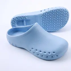 Новые поступления медицинская обувь медицинских сестер скольжения защитная обувь операционной лаборатории Тапочки Работа туфли на