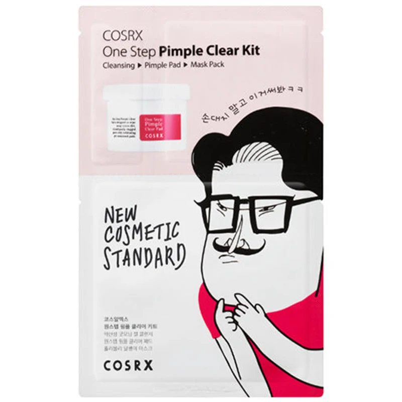 

COSRX One Step Pimple Clear Kit ( Low PH Gel Cleanser + One Step Pimple Clear Pad + Holy Moly Snail Mask ) Face Skin Care Set