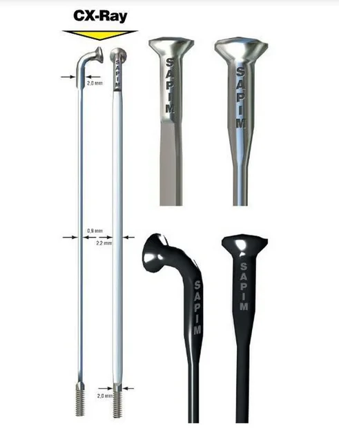 Best SAPIM CX-Ray Race Aero Bladed J Bend Hook Straight Pull