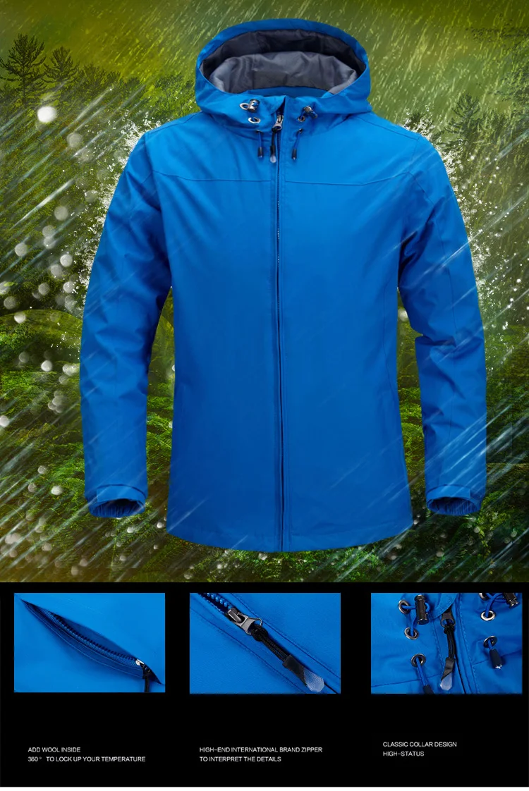 Aufdiazy Outdoor Hiking Jacket Men Spring Autumn Thin Coat Fishing Trekking Windbreaker Soft Shell Light Waterpoof Jackets IM057  (2)