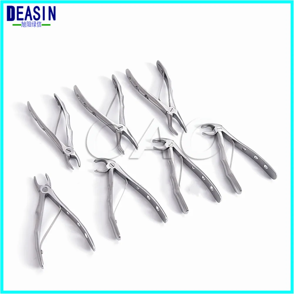 Buy Free shipping7pcs Stainless Steel Dental Forceps
