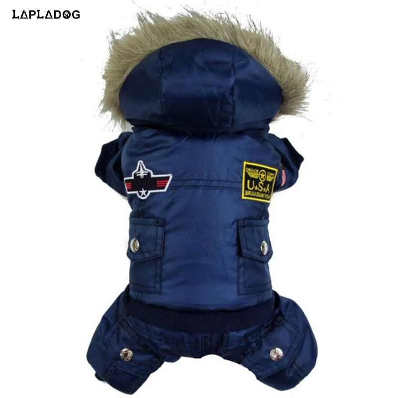 

LAPLADOG 2018 Winter Thick Warm Small Dog Pet Clothes Puppy Jumpsuit Hoodie Coat Doggy Apparel Dog Costume