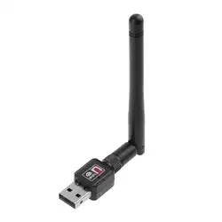150 м USB 2,0 Wi-Fi роутера Беспроводной сетевой адаптер сетевой карты с 2dBI антенна для портативных ПК компьютер