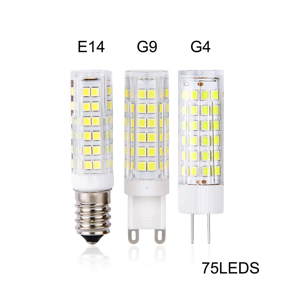 1PSC Светодиодная лампа E14 G9 G4 5 Вт 220 В лампада LED белый/теплый белый светодиод