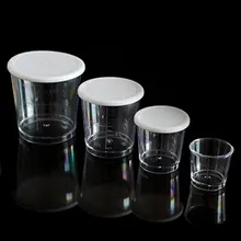 4 шт./компл. прозрачный пластик емкости для рыбалки Мензурка Рыбалка набор аксессуаров для рыбалки