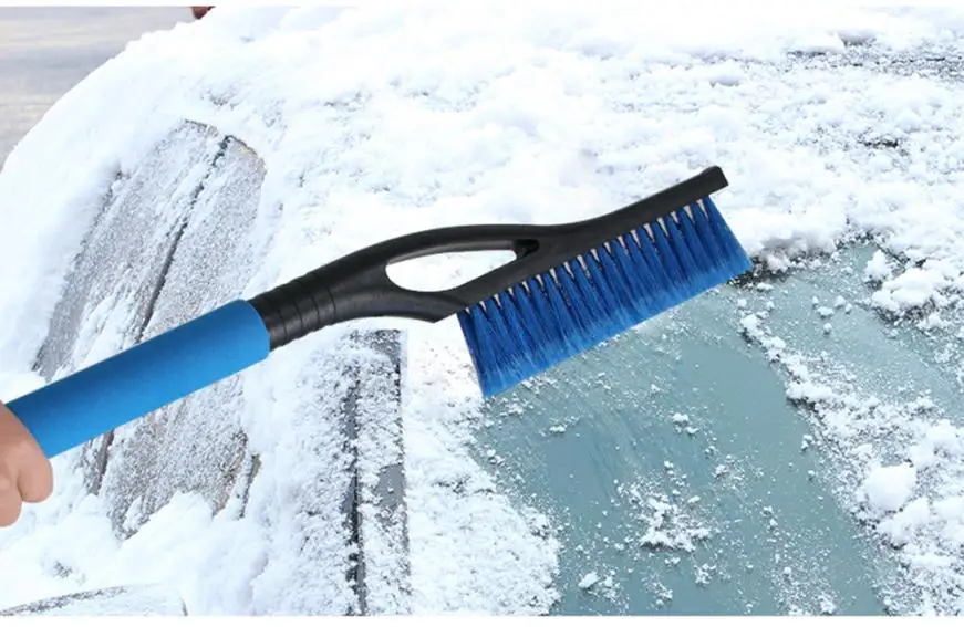 Автомобиль снег скребок SnoBroom Snowbrush лопатой удаление кисть зимней Z1113 челнока 5up