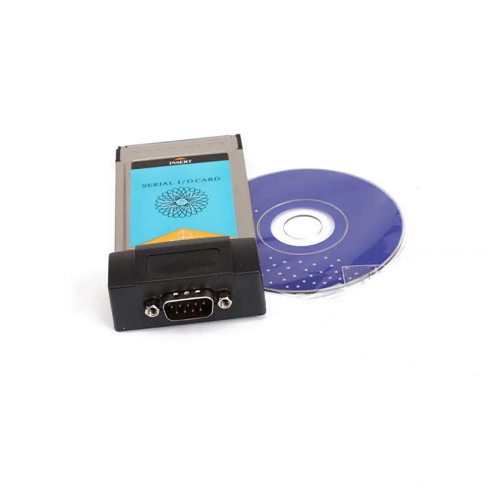 

Professional PCMCIA to RS232 Serial DB9 IO Card Adapter 16-bit 128-byte Express Card For Notebook Laptop PC
