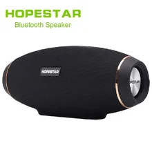 HOPESTAR H20 Wireless portable Bluetooth Speaker Rugby Outdoor Bass Effect with mic Power charge Bank For Mobile TV PC