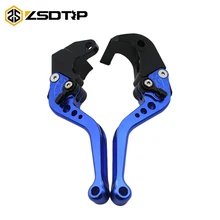 ZSDTRP сплав изменить клатч тормоз складной рычаг чехол Аксессуары для мотоциклов длинные и короткие рычаги для Suzuki GSXR750 2004 2005