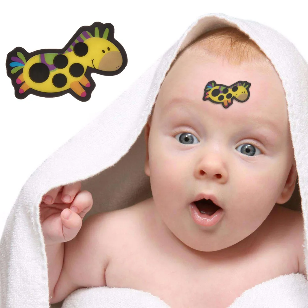 Baby LCD Flexible Forehead Thermometers Children's Cartoon Forehead