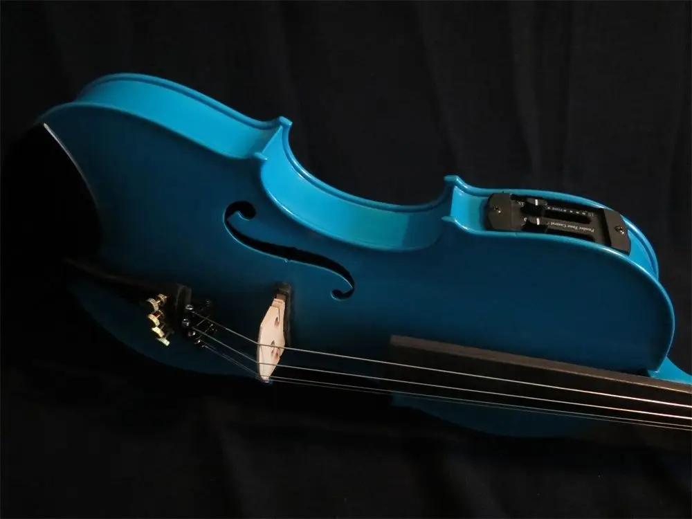 1pcs SONG Brand Blue colors 3/4 electric & acoustic violinin Violin
