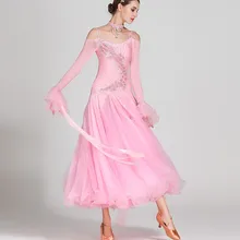 Платья для конкурса бальных танцев женские/Бальные платья Вальс/бальные танцы/Вальс платье S7018