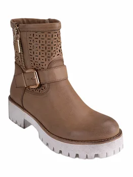 

High-heeled Ankle Boots openwork