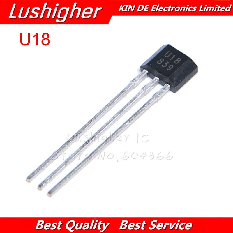50pcs U18 US1881 TO92 OH188 1881 U18 TO 92 Hall Effect Sensor