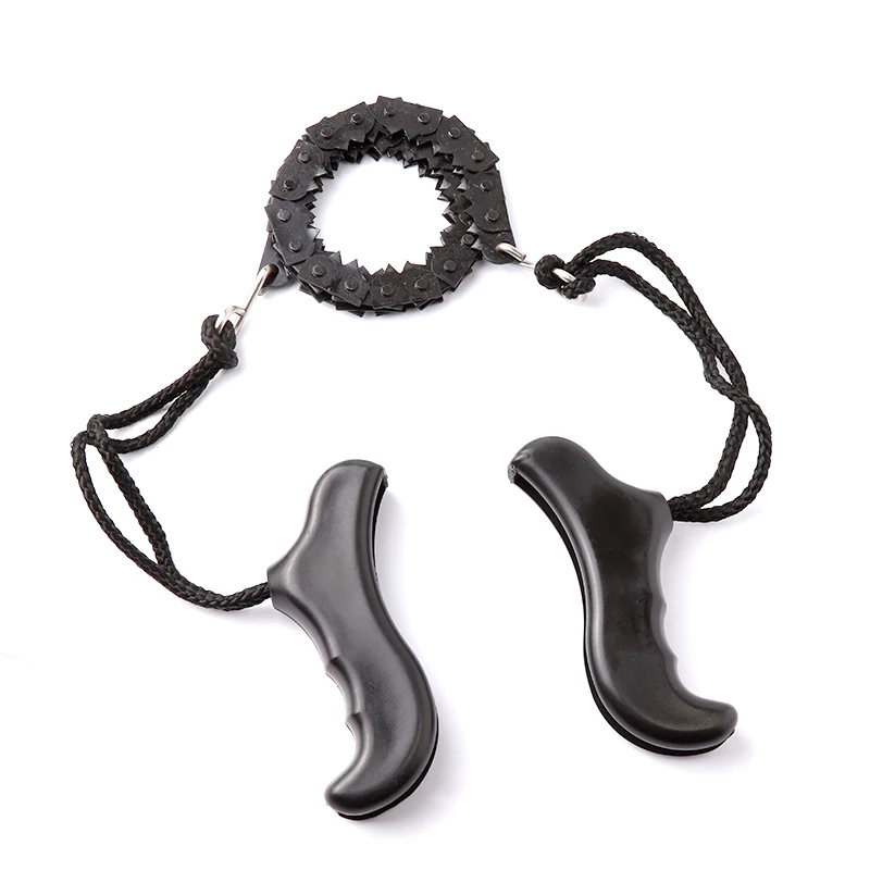 

Brand New Camping Hiking Emergency Survival Hand Tool Gear Pocket Chain Saw ChainSaw Foldable Outdoor Handle Saws