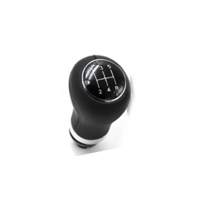 For Audi A1 2011 2012 2013 Car 5 / 6 Speed 12 mm Insert Hole Gear Stick Shift Level Knob Leather Cover - Название цвета: 12345R LEATHER