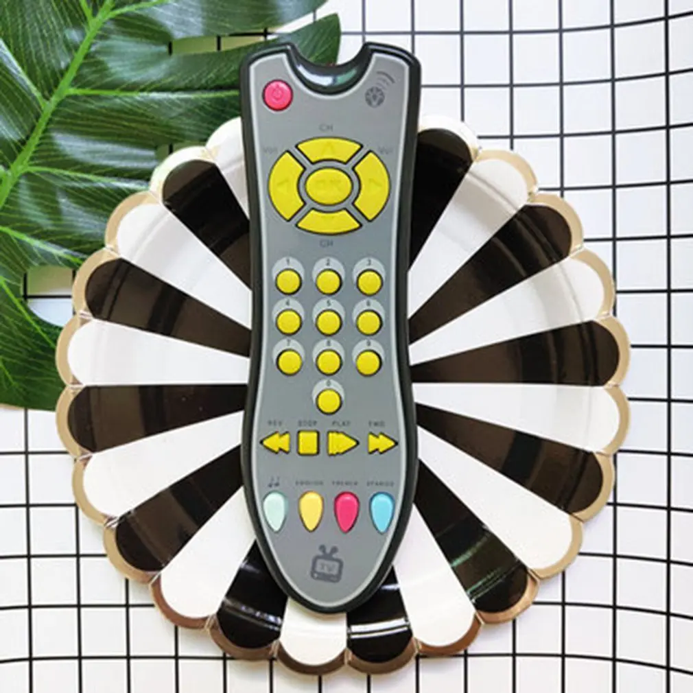 Colorful Music Mobile Phone TV Remote Control Early Educational Toys Electric Numbers Remote Learning Machine Toy Baby Toys Gift
