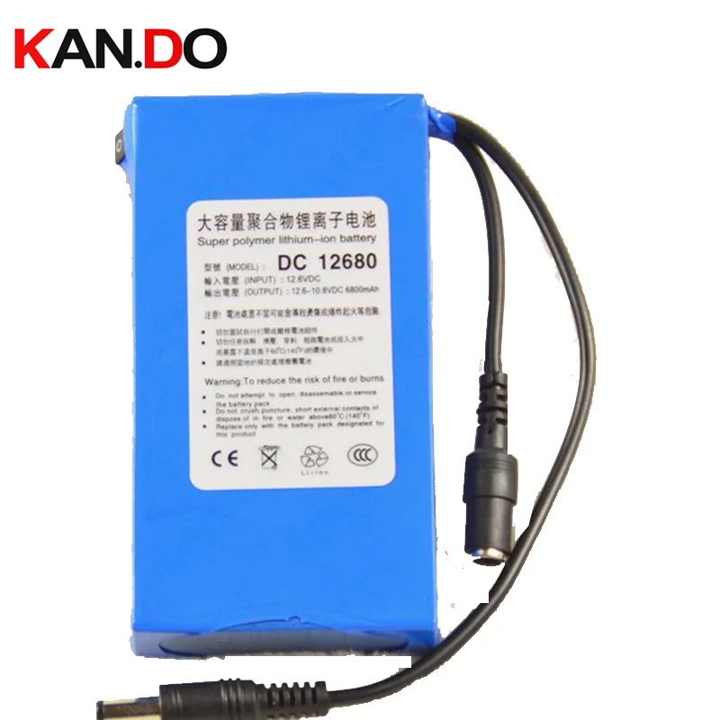 CE ROHS MSDS quality 6.5Ah capacity lithium battery smart CCTV camera