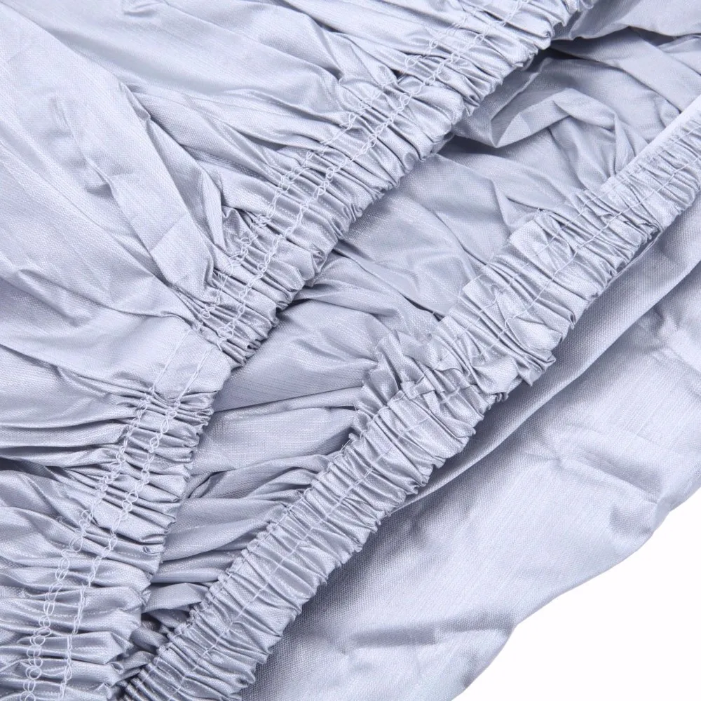 L Universal Large Size Nylon PVC Auto Car Cover Waterproof Sun UV For Audi BMW 6