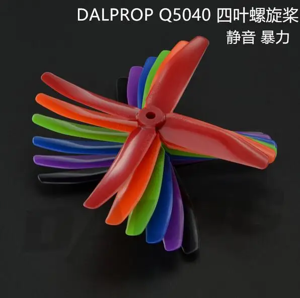 

Chegada nova 2 Pairs DALPROP 5040 Q5040 4 PC Blade Propeller CW CCW Para QAV250 ZMR250 RC Multicopter Parte