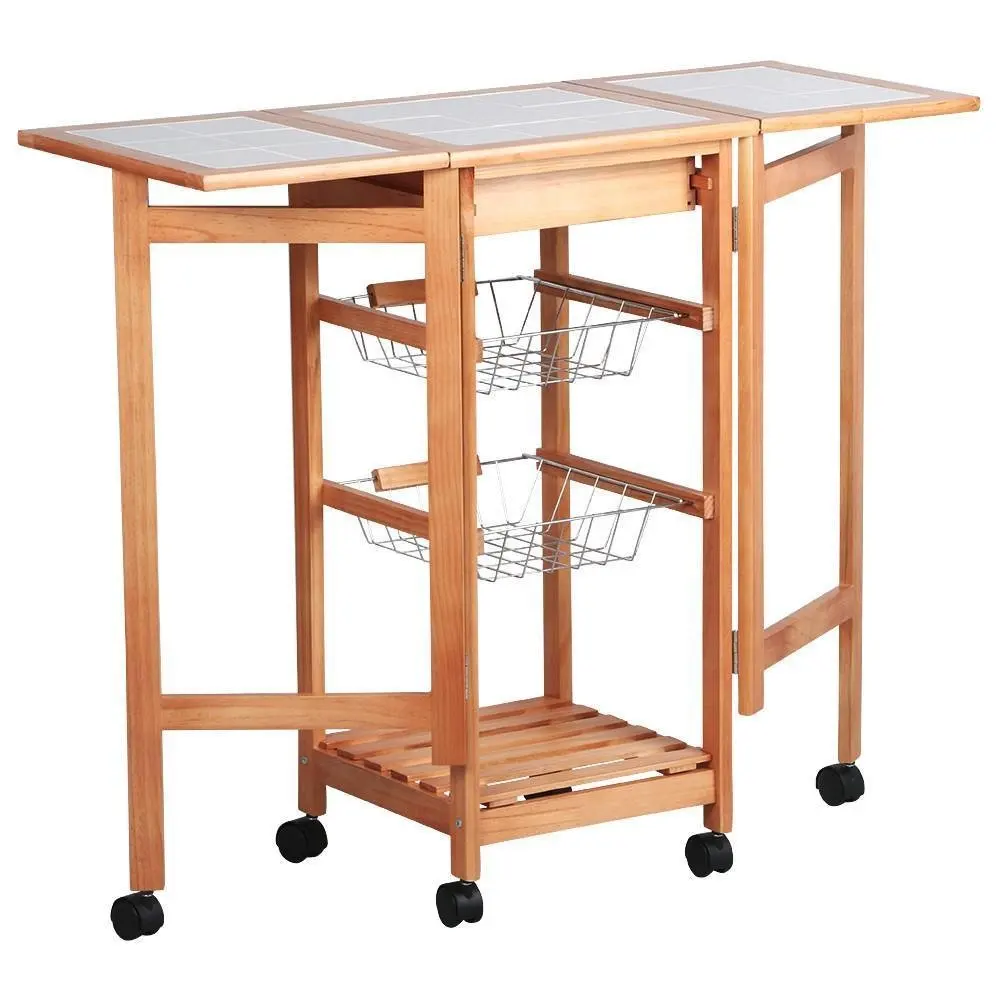 Folding Drop Leaf Kitchen Island Trolley Cart Storage Drawers Folding Drop Leaf Kitchen Island Trolley Cart Storage Drawers Baskets Rolling Us In Islands Trolleys From Furniture On Aliexpress Alibaba