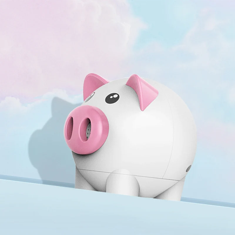 

Portable Bluetooth Speaker Piggy Shaped Mini Stereo USB TF Card Wireless Speaker AS99