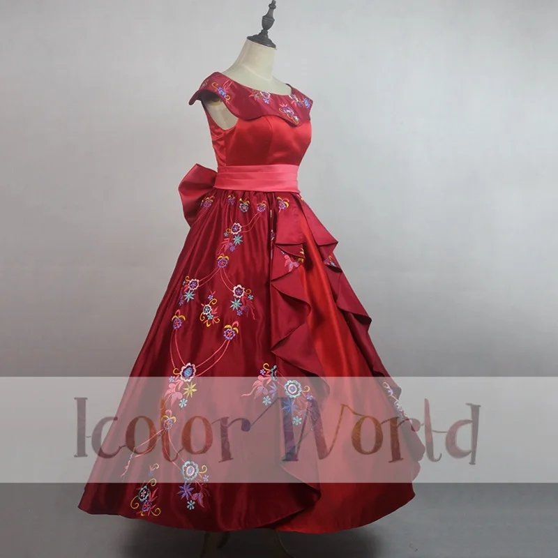 2017 Elena of Avalor Elena Princess Dress Cosplay Costume 02