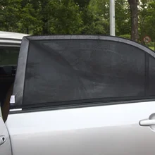 2 шт./компл. авто-Стайлинг регулируемый авто боковые зеркала заднего вида, навес от солнца для окон черная сетчатая крышка автомобиля козырек щит Зонт с УФ-защитой