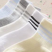 10 пар/лот вентилируемые с сеткой носки чистый Мягкие хлопковые носки для мальчиков и девочек детские летние