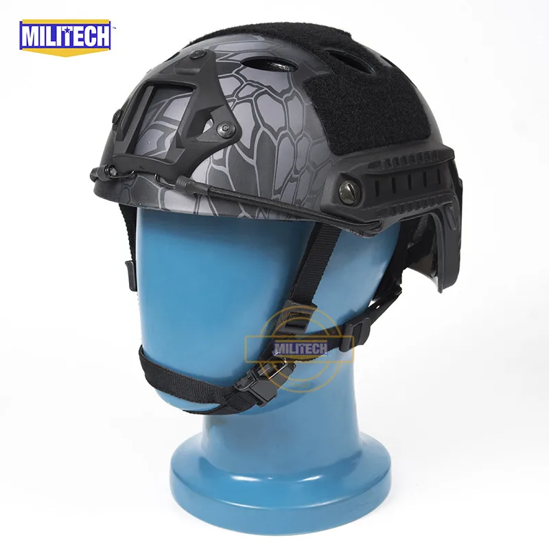 MILITECH Быстрый KPBK PJ карбоновый стильный вентилируемый Тактический шлем для