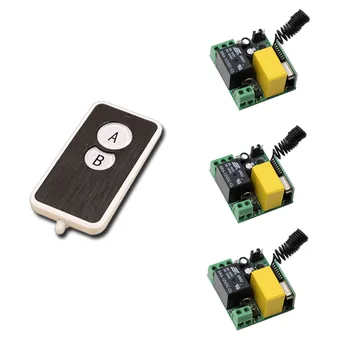 

Wireless Remote Control Switch Power Remote Switch AC220V 1CH Relay Module Receiver Transmitter RF Wireless Switch Smart Home