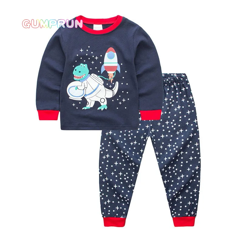 

baby girl winter clothes set space dinosaur printing baby boy christmas clothes Long Sleeve Cotton clothes for baby Warm