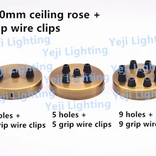 Многофункциональная Установка на потолке с кабель провод ручка подвесной светильник на потолок навес винтажная Потолочная пластина основание светильник ing аксессуары 3/5/9 отверстий