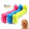 Jouets 3 pièces pour animaux de compagnie | Os à mâcher, dents molaires, propres, os de cochon en caoutchouc, grands et moyens chiens ► Photo 1/5