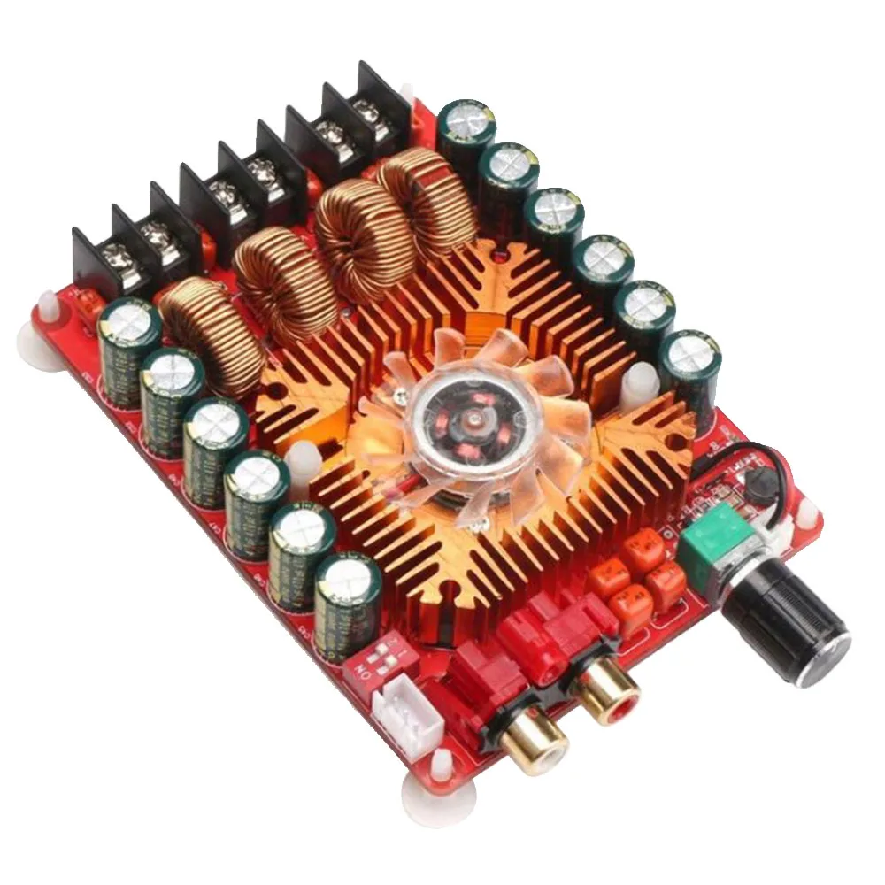 

TDA7498E 2X160W Dual Channel Audio Amplifier Board, Support BTL Mode 1X220W Single Channel, DC 24V Digital Stereo Power Amp