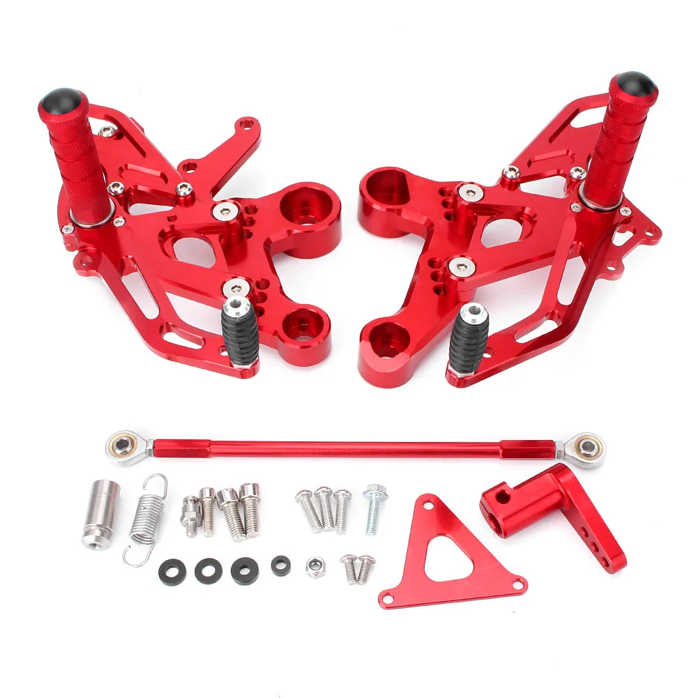 Adjustable Rear Set Foot Pegs Rearsets Footpegs Footrest For Yamaha MT09 FZ09 2013 2014 2015 2016 Motorbike Spare parts Accessories
