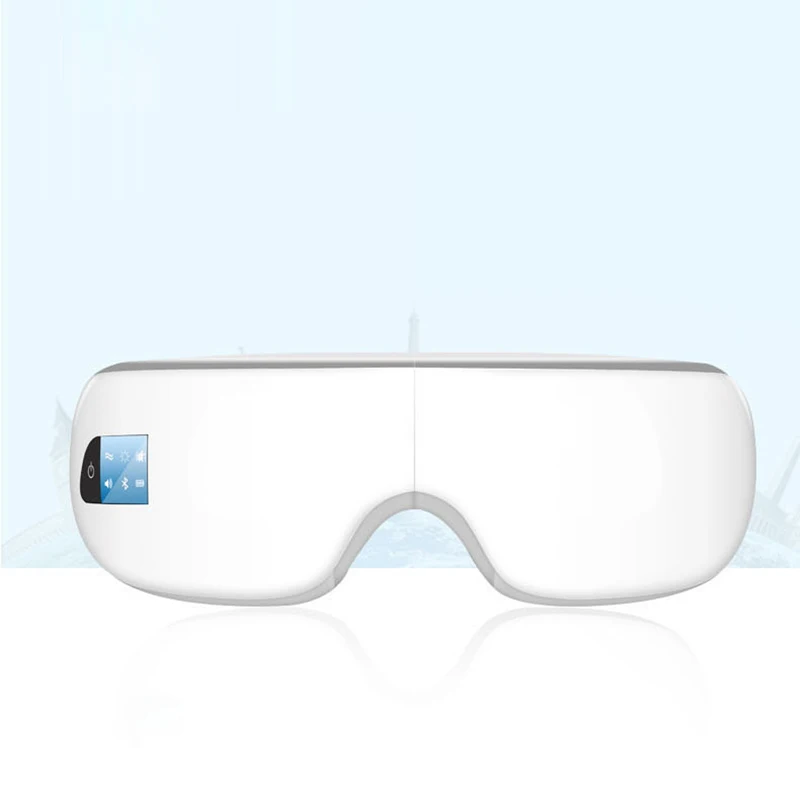 Умный Bluetooth музыкальный массажер для глаз, массажер для глаз, давление воздуха, горячий компресс, темные круги, удаляет магнитные дальние инфракрасные защитные очки