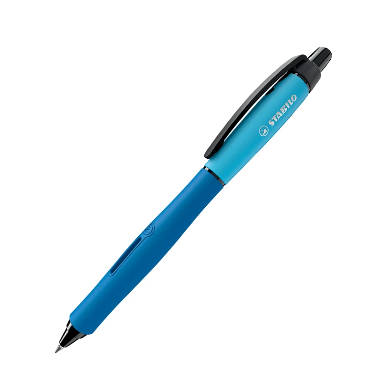 Немецкая Stabilo 268 гелевая ручка для отжима гладкая ручка для подписи 0,5 мм 1 шт - Цвет: Небесно-голубой