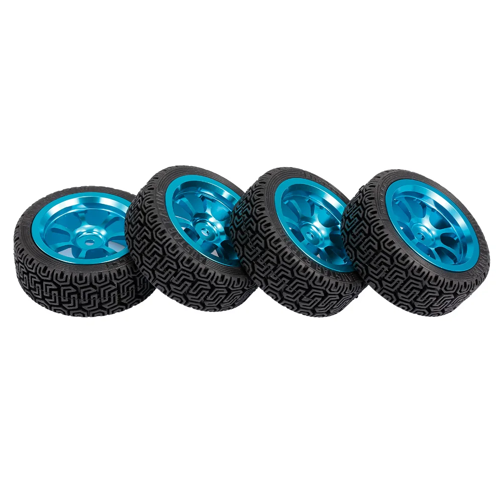 

4Pcs RC Car 68mm Tire Tyre Flat Free On-road for 1:10 HPI HSP LRP FS 94103 1:18 WLtoys 959 RC Touring Drifting Racing Car Parts