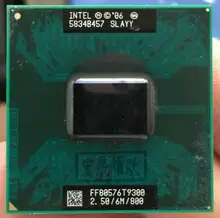 Процессор Intel Core 2 Duo T9300 cpu для ноутбука PGA 478 cpu 100% работает правильно