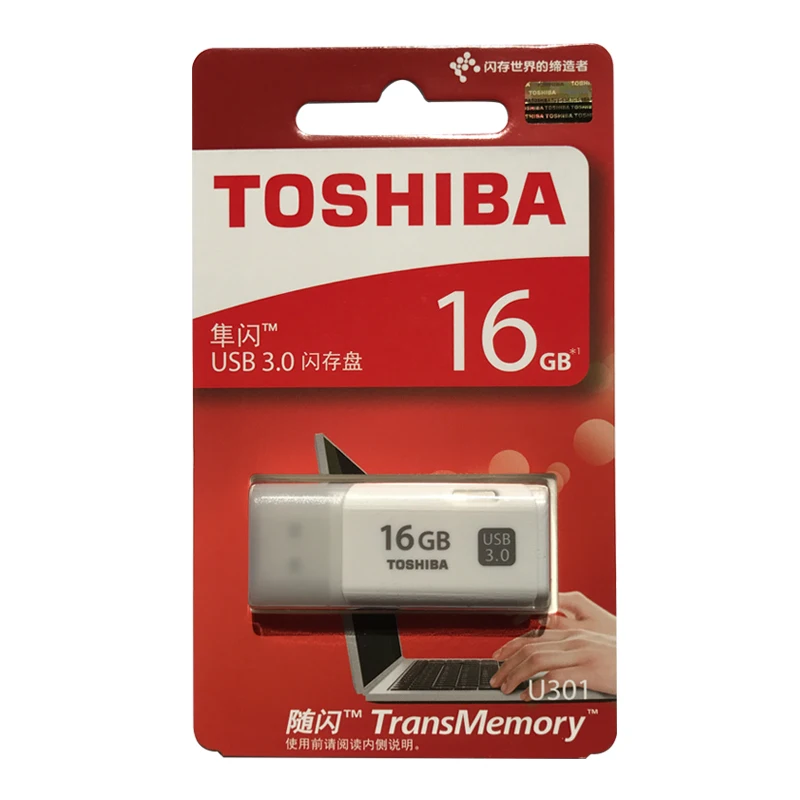 Toshiba USB флеш-накопитель 3,0 U301 флеш-накопитель USB3.0 16 ГБ 32 ГБ 64 ГБ usb флешки флеш-накопители usb флэш-диск транспамять накопитель