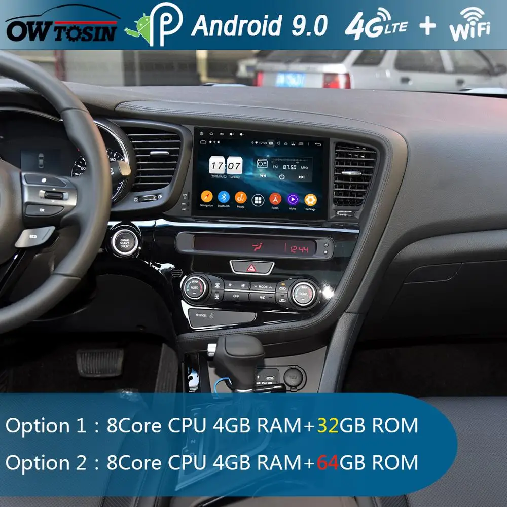 " ips Восьмиядерный 4G ram+ 64G rom Android 9,0 автомобильный dvd-радио GPS для Kia K5 Optima 2011- DSP CarPlay Parrot BT стерео Adas