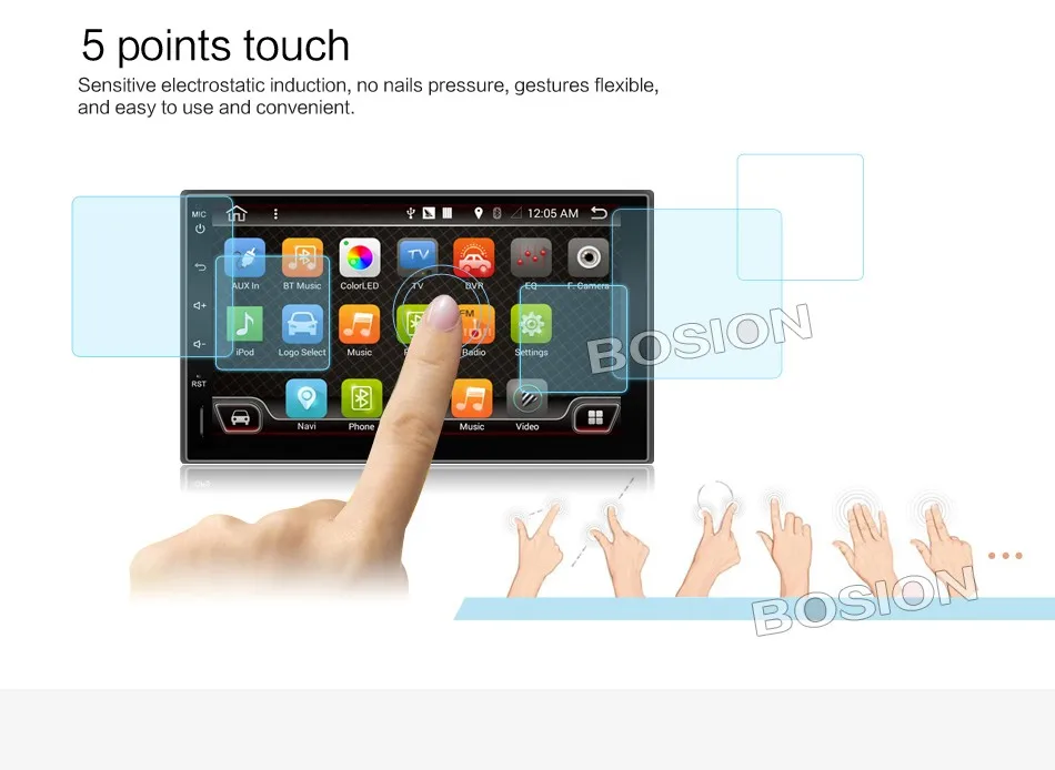 Discount 2G RAM Android 7.1 Auto Radio Quad Core 7Inch 2DIN Universal Car NO DVD player GPS Stereo Audio Head unit Support WiFi BT Camera 6