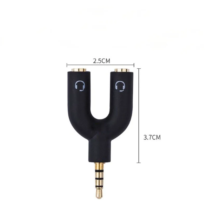 10pcs pack High Quality 1 4inch 6 35mm Male to 3 5mm Jack Audio Adapter for DJ Headphones