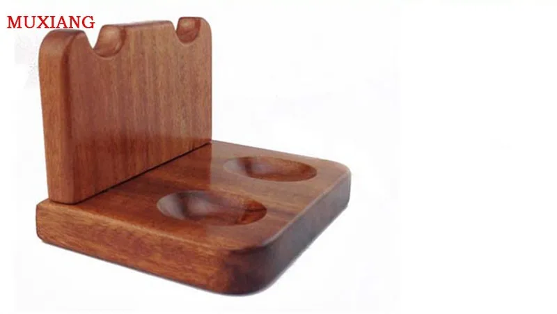 4 wooden 2 pipe racks