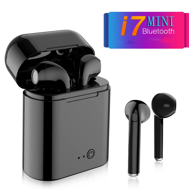 

I7s Tws Headset Earphones Microphone All Cargo Box Bluetooth Smartphone Tablet Wireless With Charging Box For All Smart Phone