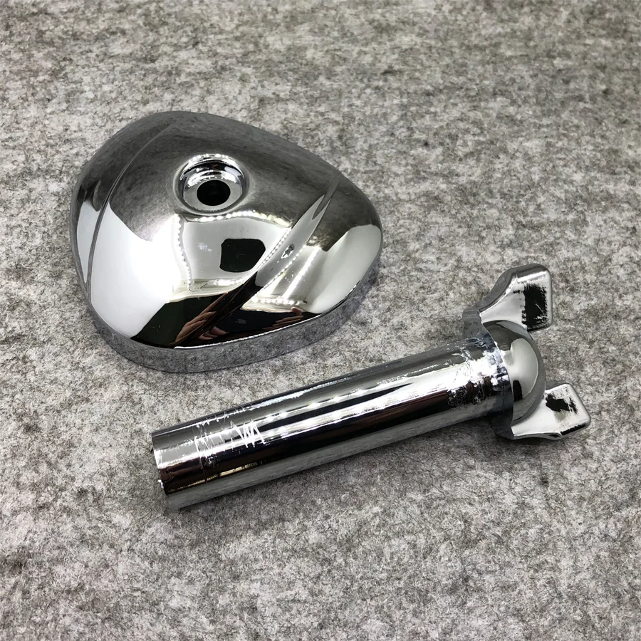 

Yecnecty For Honda VLX 400 600 Steed 400 600 Motorcycle Carburetor Cover Cap Chrome Parts Accessories Fuel Tank Switch Handle