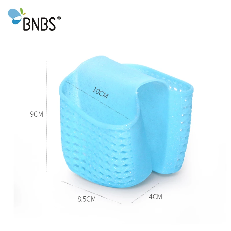 BNBS Kitchen Sponge Drain Holder Wheat Fiber Sponge Storage Rack Basket Wash Cloth Or Bathroom Soap Shelf Organizer Accessories