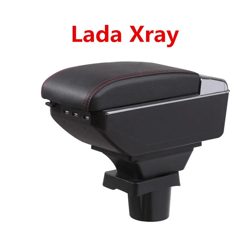 Goede Voor Lada Xray Armsteun Doos Centrale Winkel Inhoud Opbergdoos Lada Armsteun Doos Met Bekerhouder Asbak Usb Interface